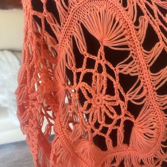 MAURICES Allover Crochet Top Boho Chic Balletcore Women’s Size XS - Picture 7 of 9